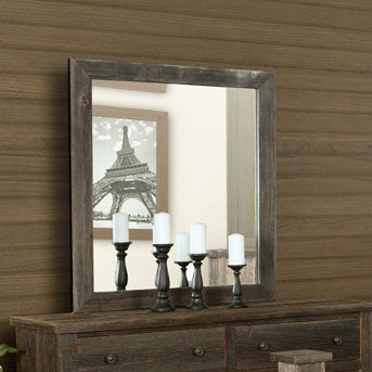 36x42'' High Barnboard Lanscape Mirror