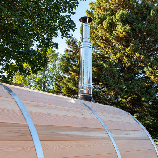 Chimney &amp; Heat Shield Set for out the TOP