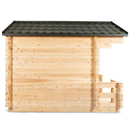 Georgian Cabin Sauna with Porch